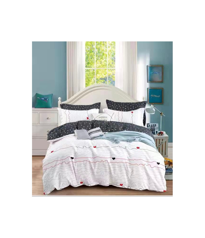 Set de Lux lenjerie de pat din bumbac 100%, 6 piese